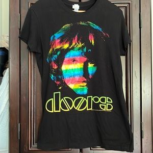 The Doors Metallic T shirt RARE